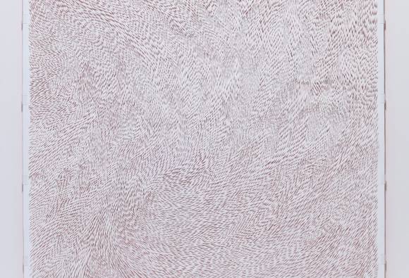 Blažka Križan, Navzven II, 2022, 72,5 cm x 72,5 cm x 1 cm, Rezljan papir, akril