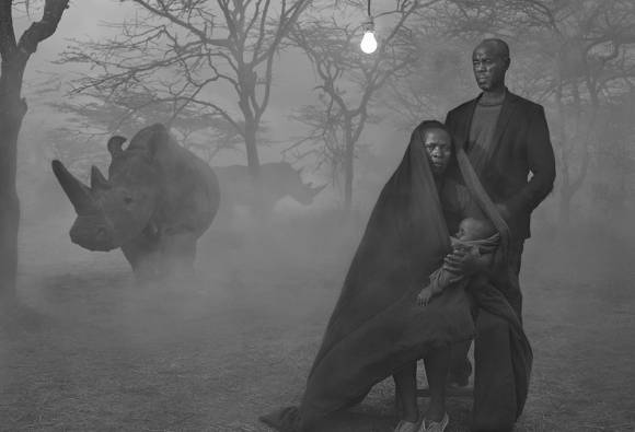 Nick Brandt, Alice, Stanley and Najin, Kenya 2020