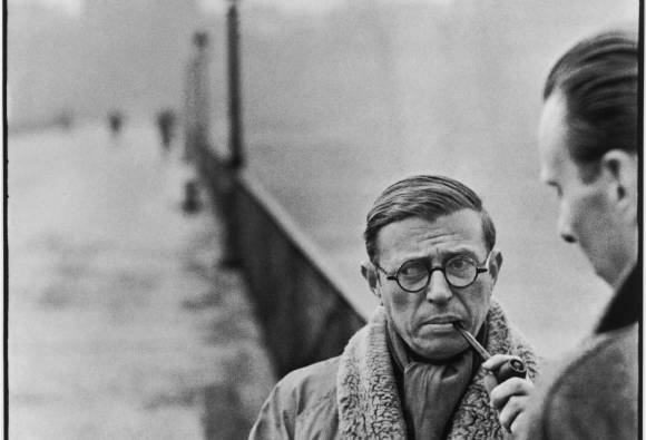 Jean Paul Sartre, 1946; © Fondation Henri Cartier Bresson / Magnum Photos