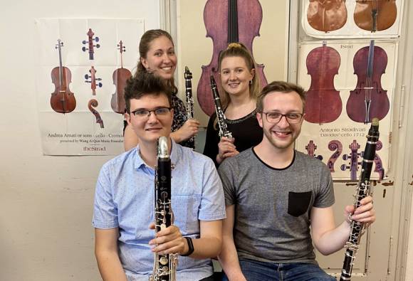 Kvartet klarinetov Accentus, foto Neža Verstovšek